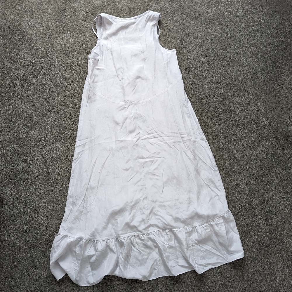 Club Monaco Silk Parachute Maxi Dress Size Medium Oversized - Picture 5 of 15